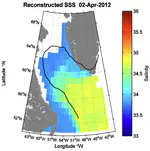 Reconstructing Sea Surface Salinity in the Labrador Sea